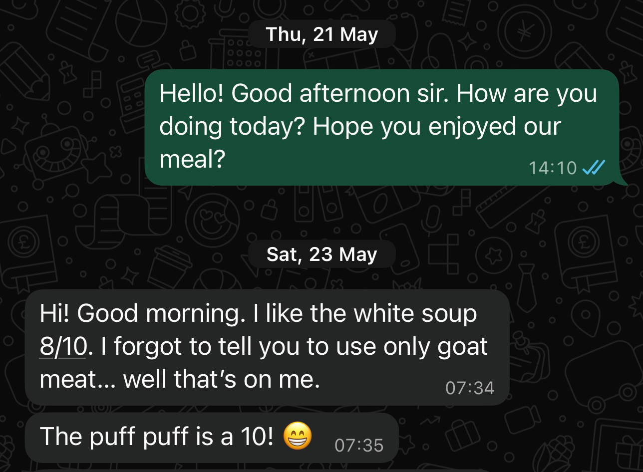 WhatsApp Testimonial