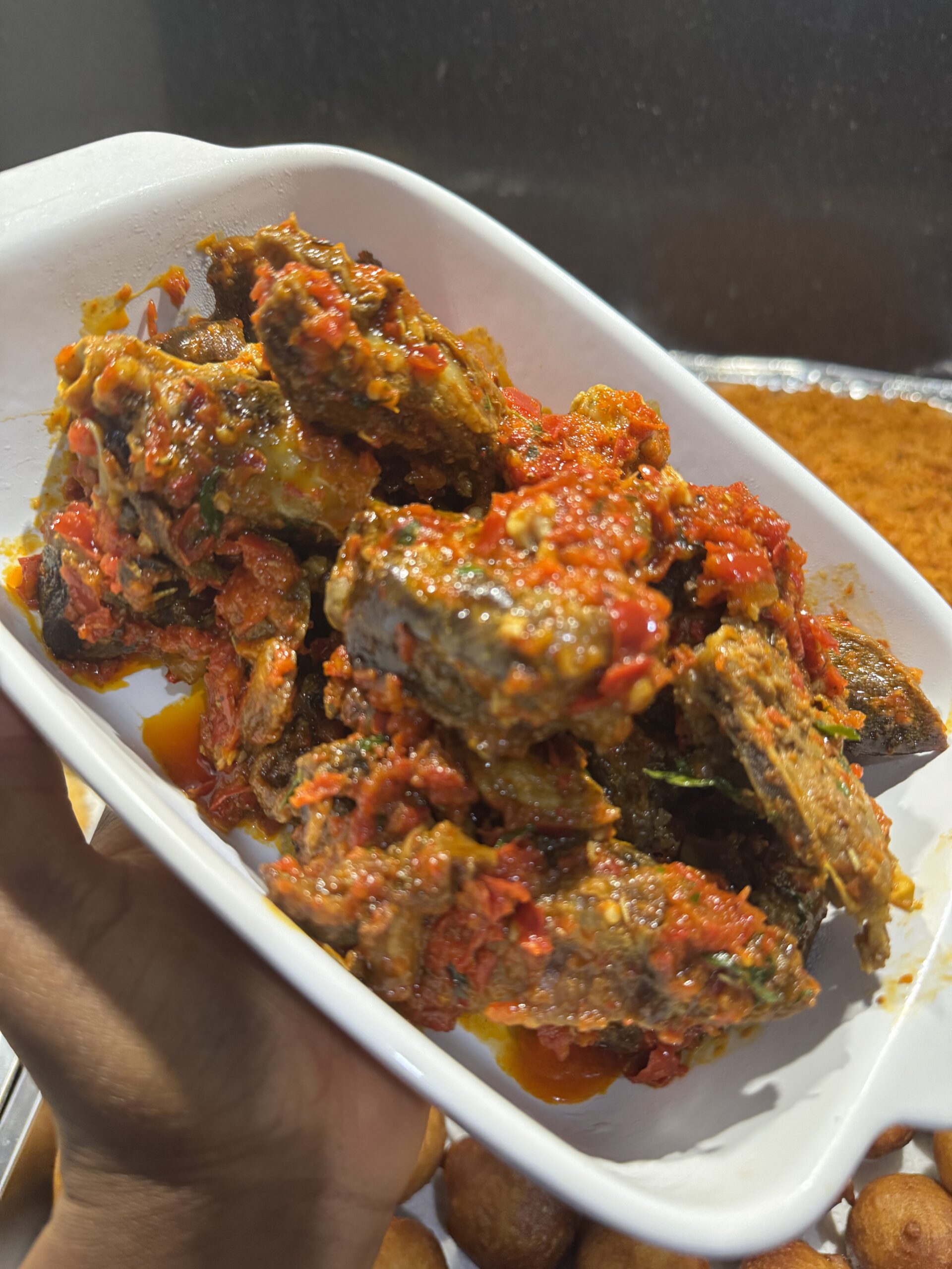 Peppered goat meat